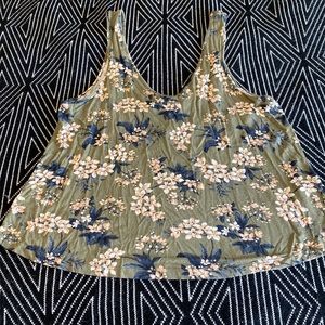 American Eagle Floral Tank Top